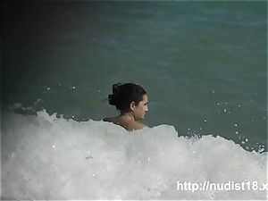naturist beach video uber-sexy cock-squeezing fucksluts